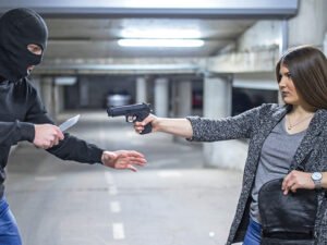Self defense class with guns, knifes, and martial arts