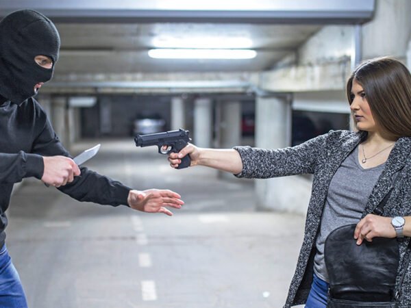 Self defense class with guns, knifes, and martial arts
