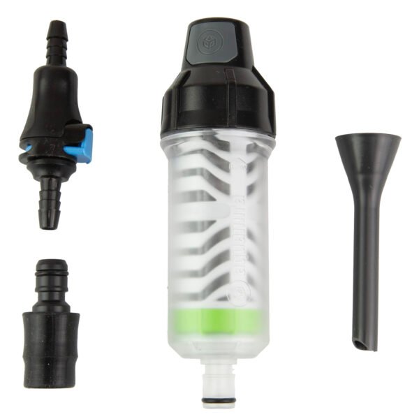 Aquamira, Frontier Max, Filtration System, Includes Backcountry Green Filter, Black and Gray