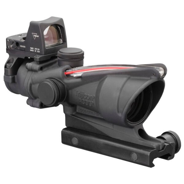 Trijicon, ACOG Scope, Dual Illuminated Red Chevron .223 Reticle, LED 3.25 MOA Red Dot RMR - Image 2