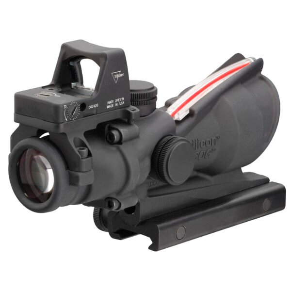 Trijicon, ACOG Scope, Dual Illuminated Red Chevron .223 Reticle, LED 3.25 MOA Red Dot RMR - Image 3