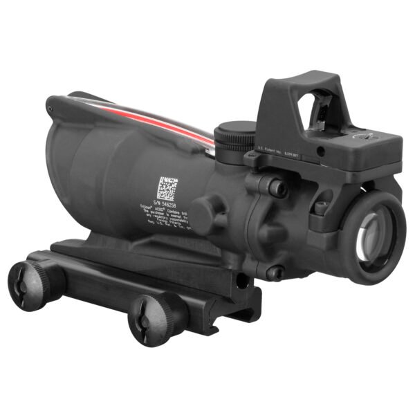 Trijicon, ACOG Scope, Dual Illuminated Red Chevron .223 Reticle, LED 3.25 MOA Red Dot RMR - Image 4
