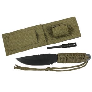 Paracord Knife With Fire Starter