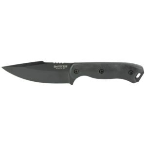KA-BAR Knives, Becker Harpoon, 4.5" Blade Length, Drop Point, Black, Includes Plastic Sheath