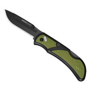Outdoor Edge, Razor EDC Lite, Folding Knife, (2) Drop Point Blades, Olive Drab Green Handle