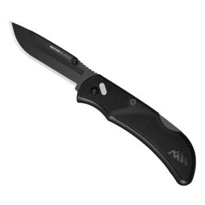 Outdoor Edge, Razor EDC Lite, Folding Knife, (2) Drop Point Blades, Black Handle