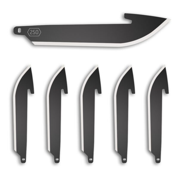 Outdoor Edge, Razor EDC Blades, Plain 2.5" Blades, 6 Pack