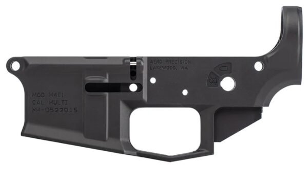 M4E1 Stripped Lower Receiver - Anodized Black - Image 2